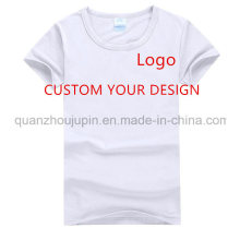 Logo personnalisé imprimé hommes femmes col rond t-shirt publicitaire
